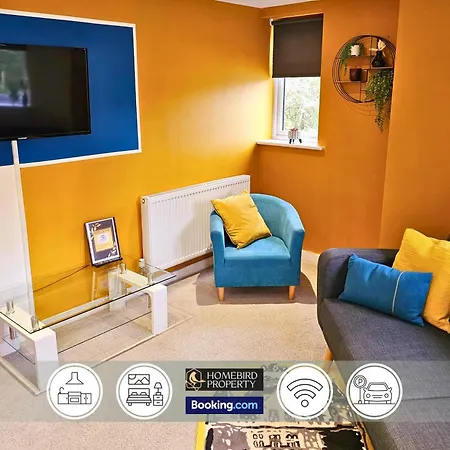 Apartment Welcoming 2bedroom By Homebird Management Short Lets & Serviced With Free Parking