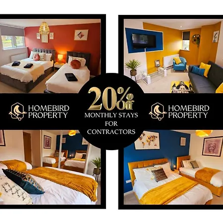 Appartement Welcoming 2bedroom By Homebird Management Short Lets & Serviced With Free Parking Harrogate