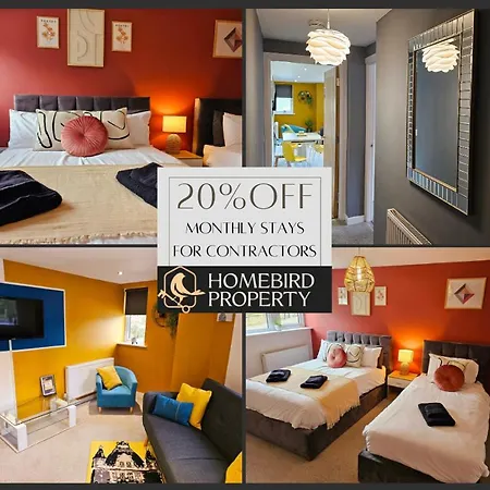 Welcoming 2bedroom By Homebird Management Short Lets & Serviced With Free Parking Harrogate